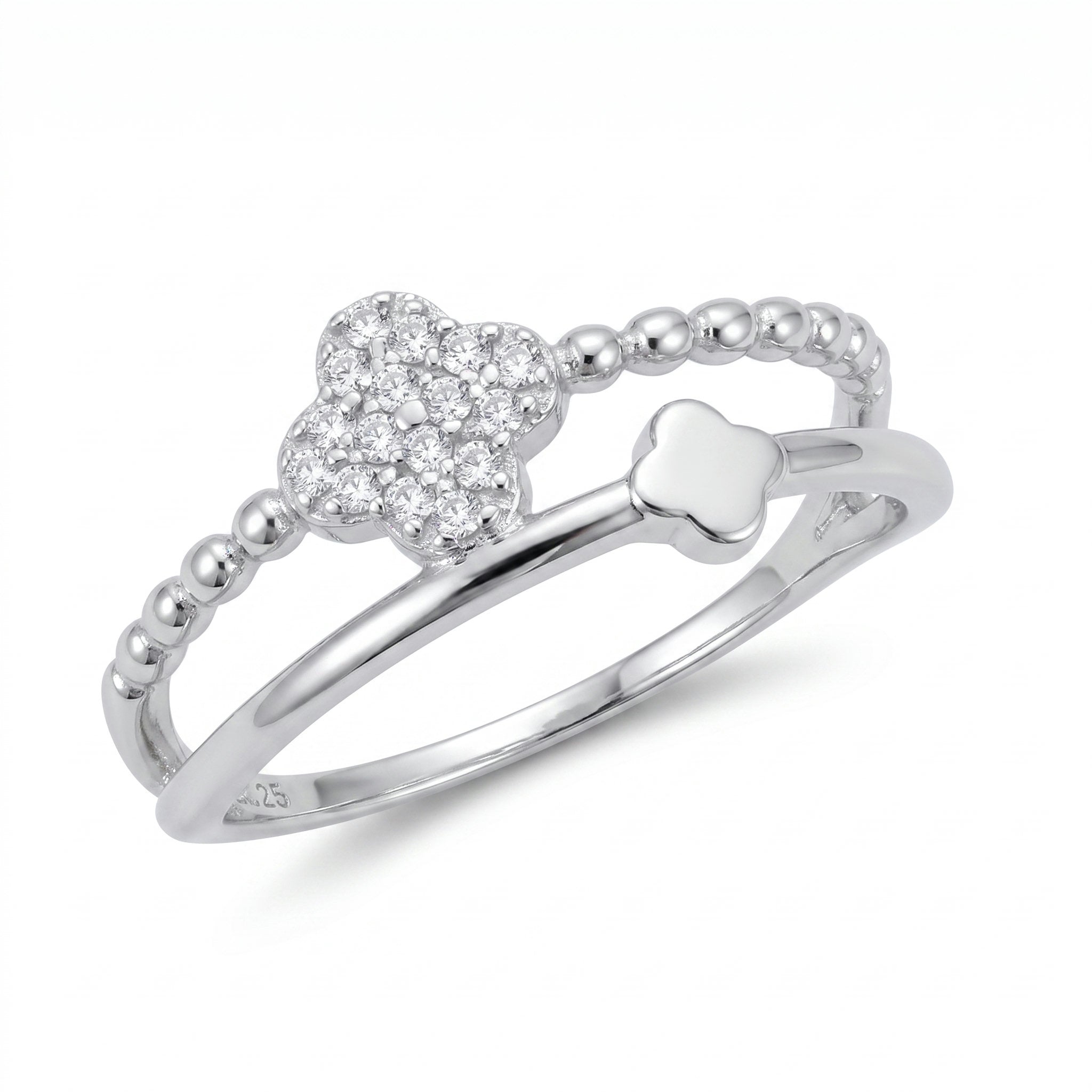 Celeste Clover Ring