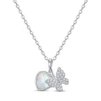 Butterfly Heart Necklace