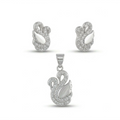 Crystal Swan Half Set