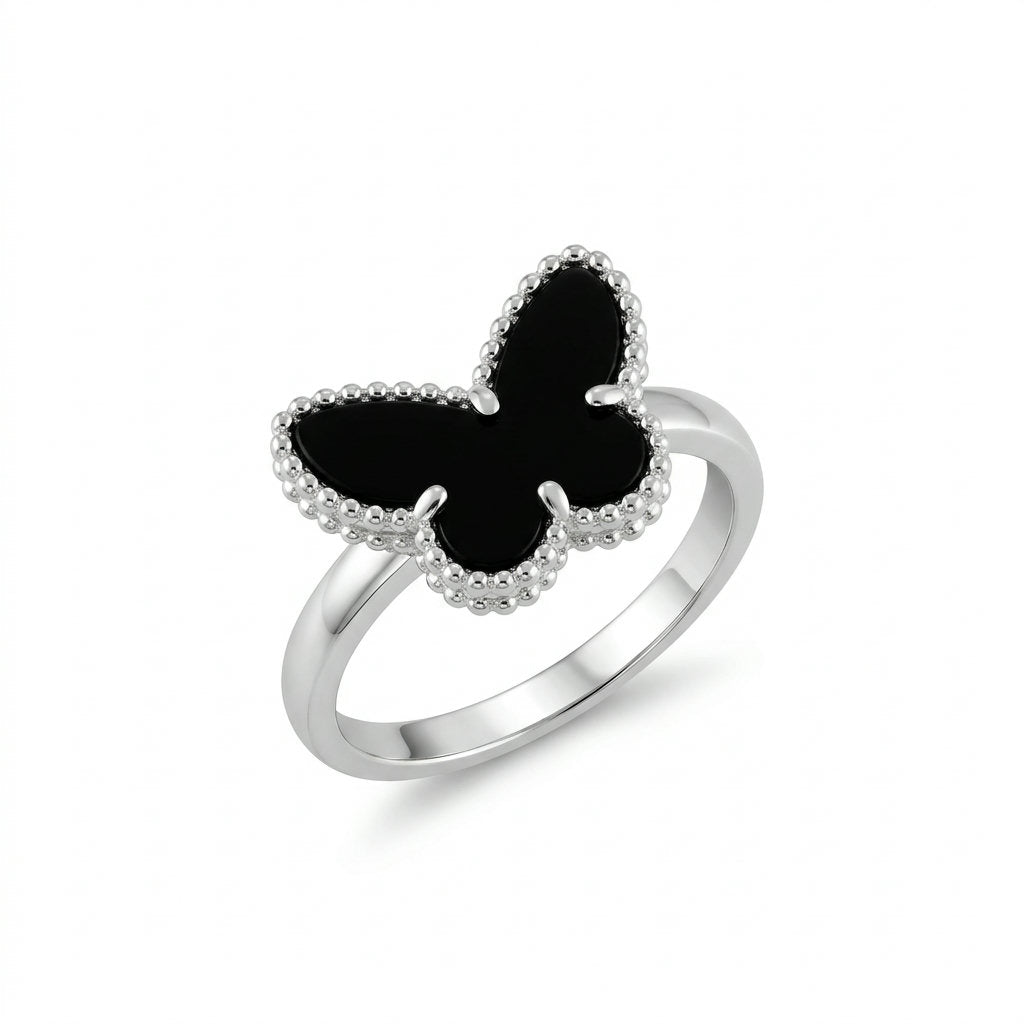 Midnight Butterfly Ring