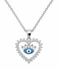 Celestial Eye Heart Necklace