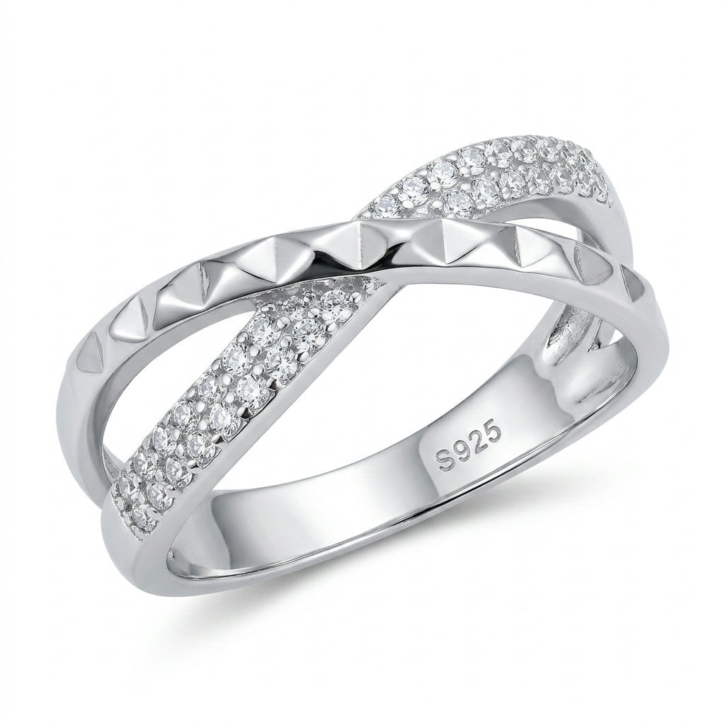 Crisscross Elegance Ring