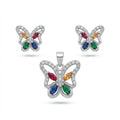 Rainbow Butterfly Half Set