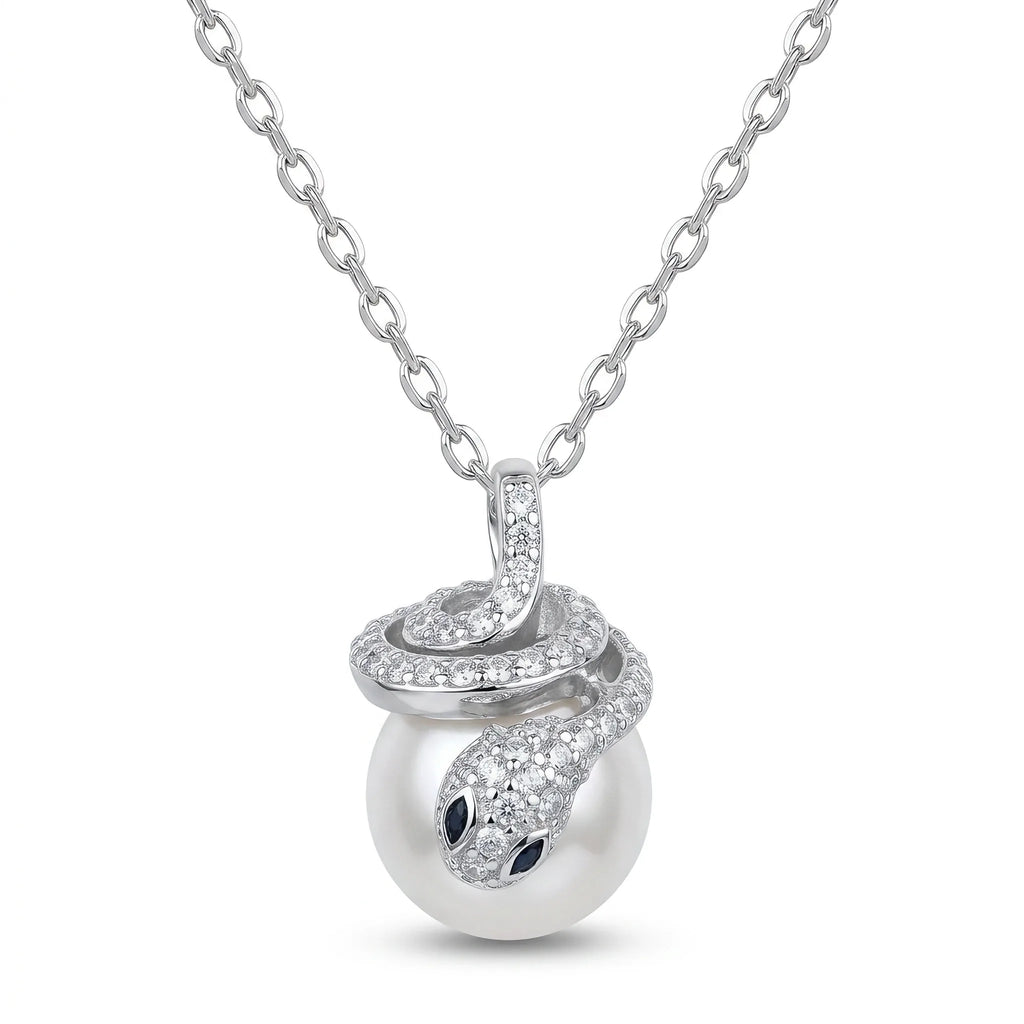 Serpent Pearl Necklace