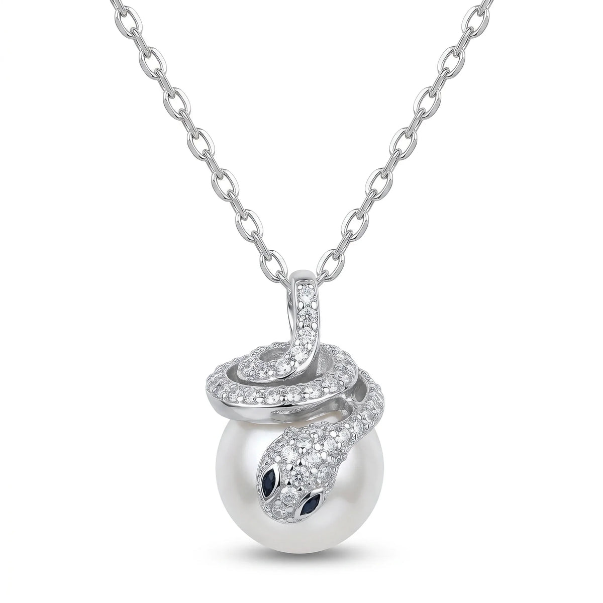 Serpent Pearl Necklace