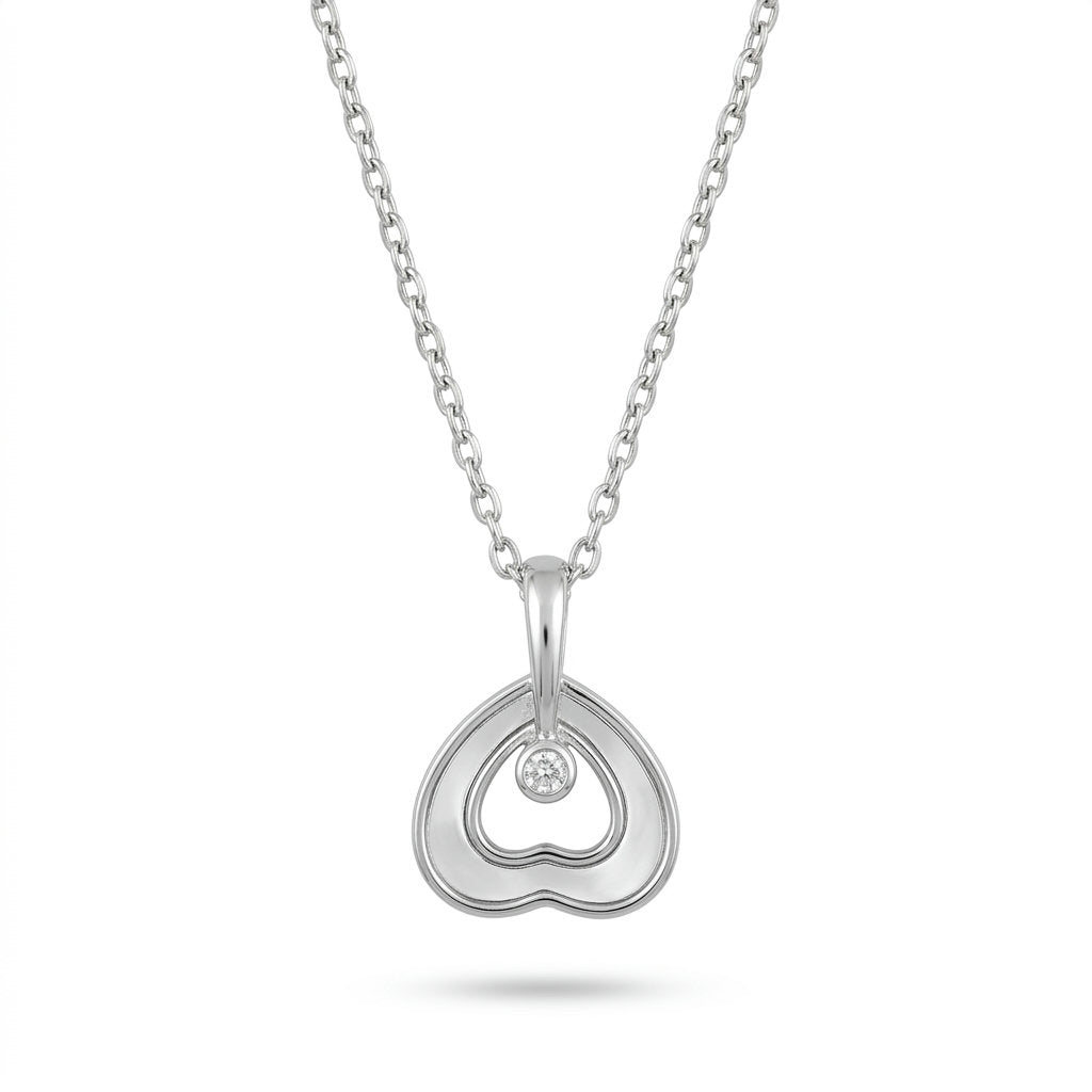 Double Heart Necklace