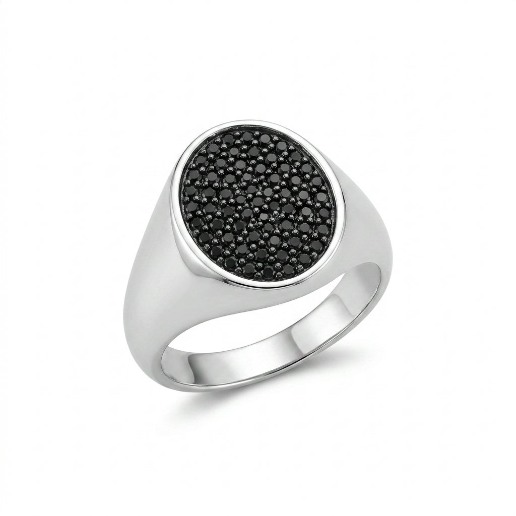 Midnight Eclipse Signet Ring
