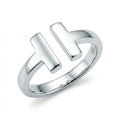 Twin Bar Open Ring