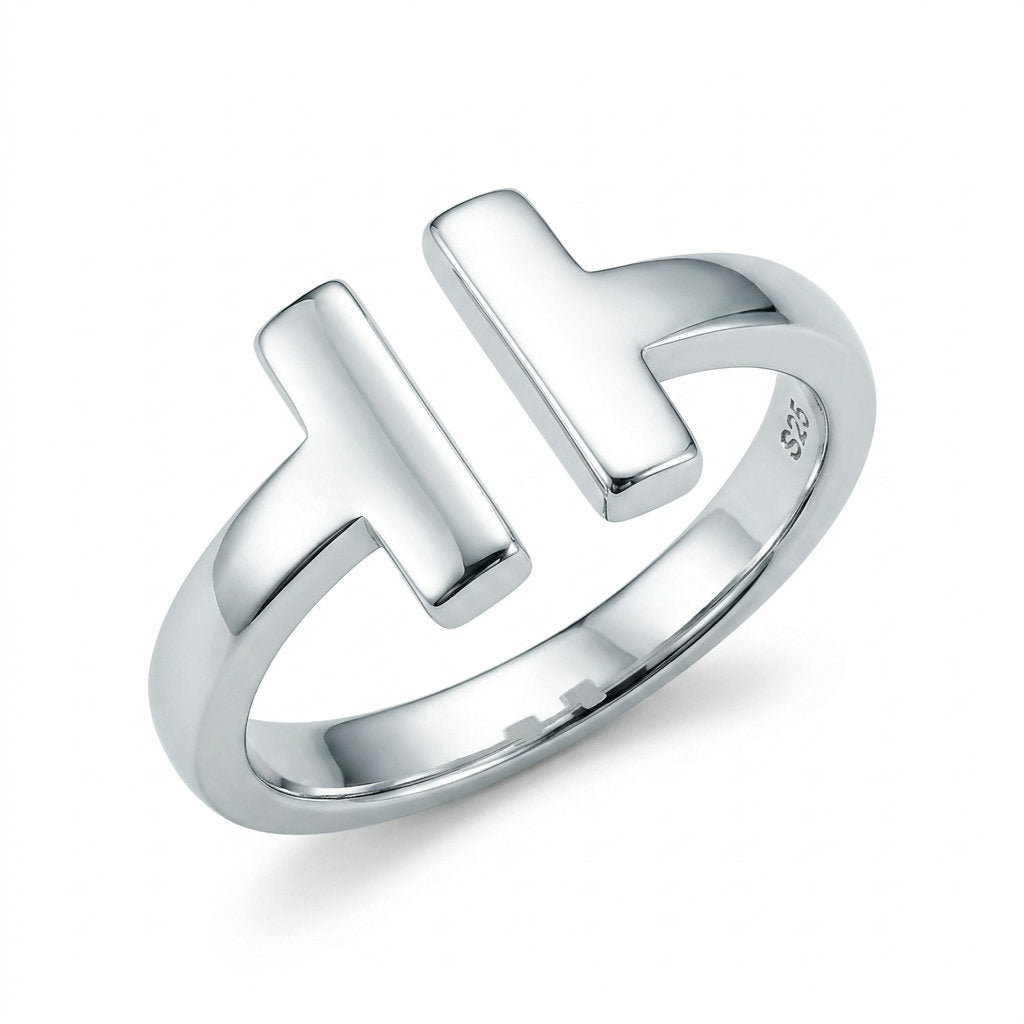 Twin Bar Open Ring