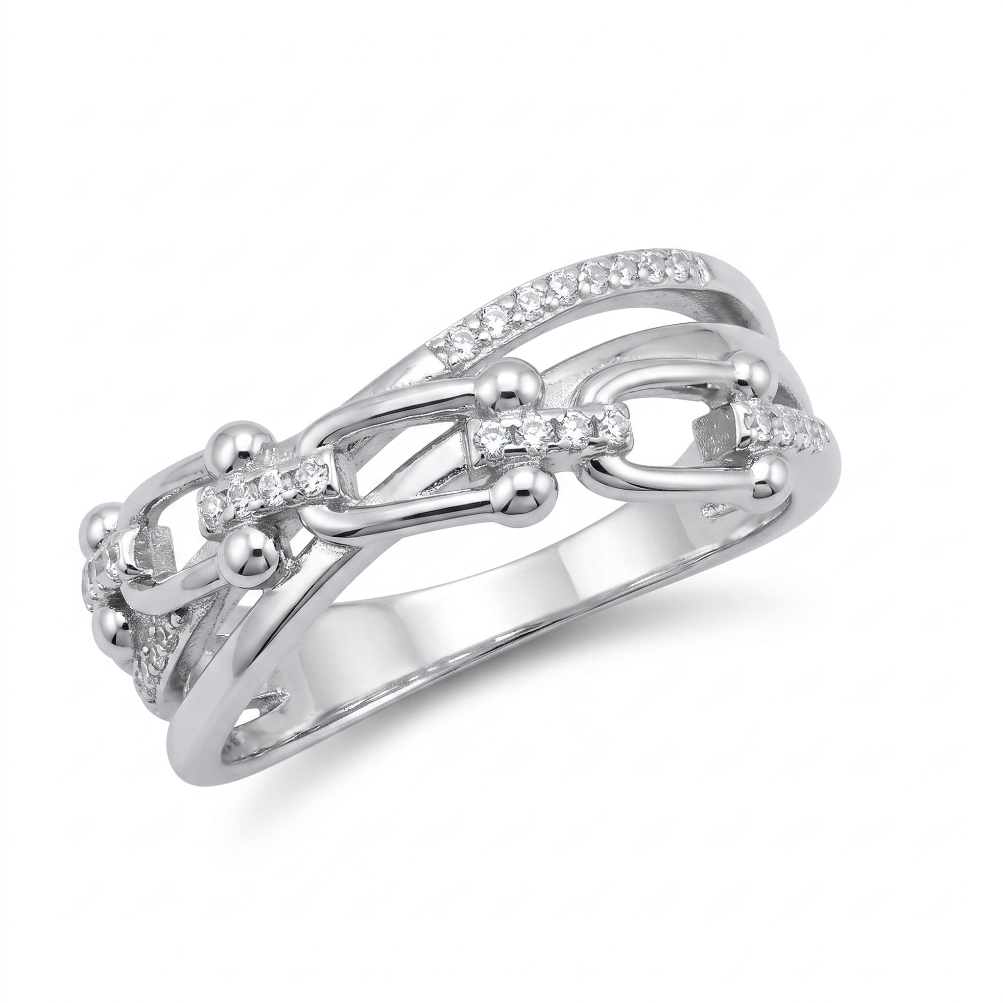 Linked Elegance Ring