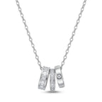 Trinity Ring Necklace