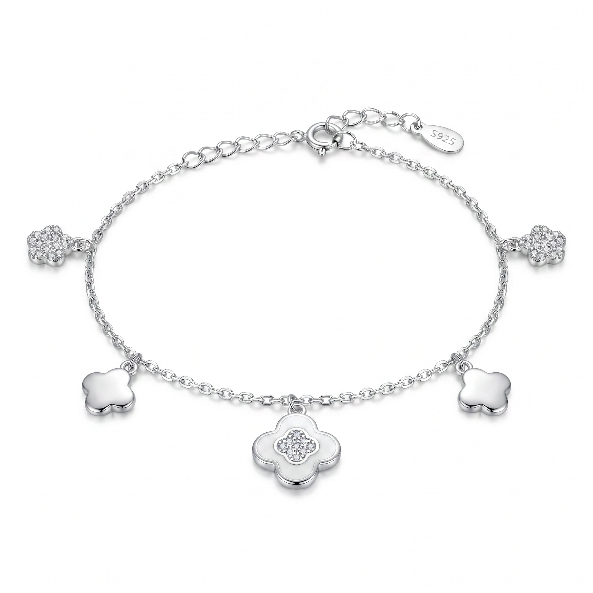 Clover Cascade Bracelet