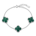 Emerald Clover Bracelet