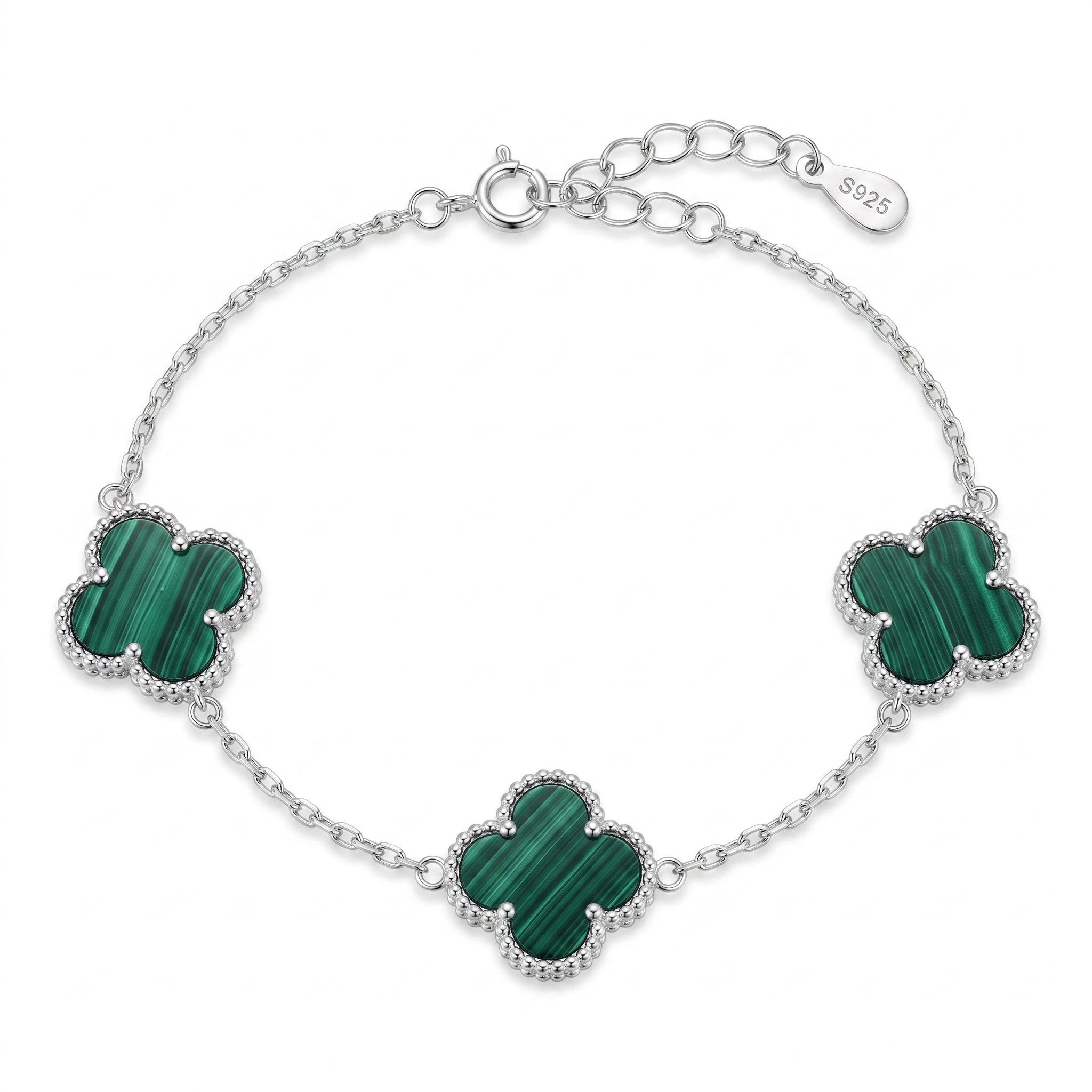 Emerald Clover Bracelet