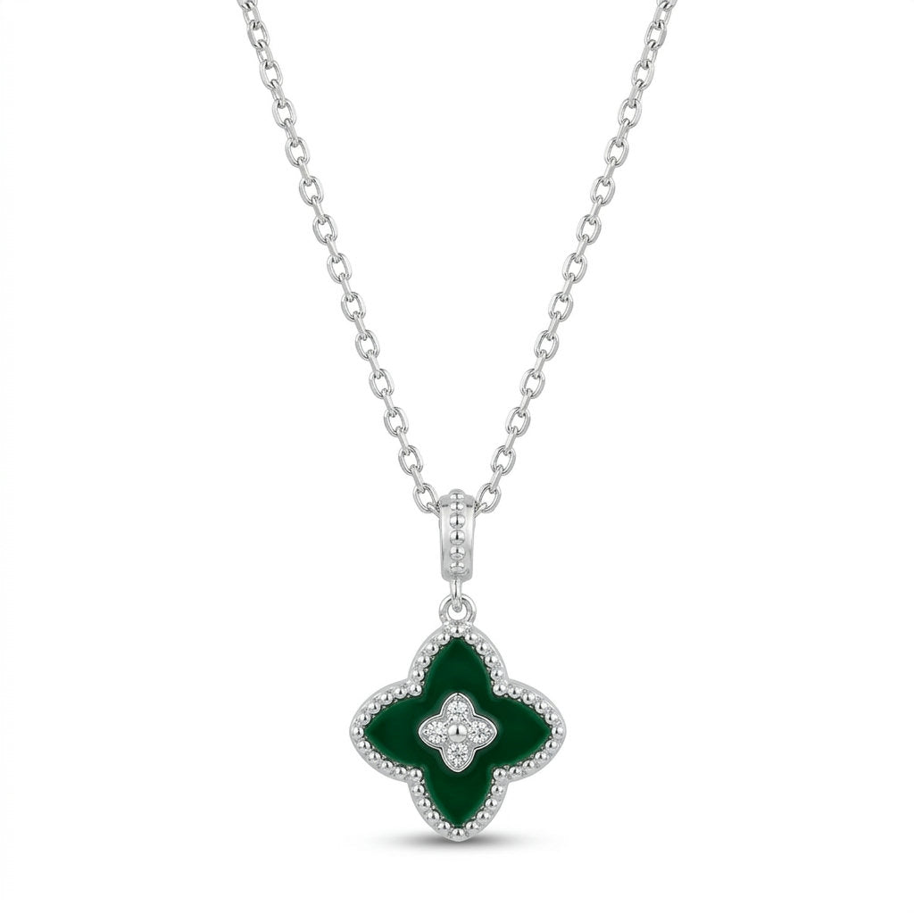 Green Clover Necklace