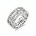 Crystal Cascade Ring