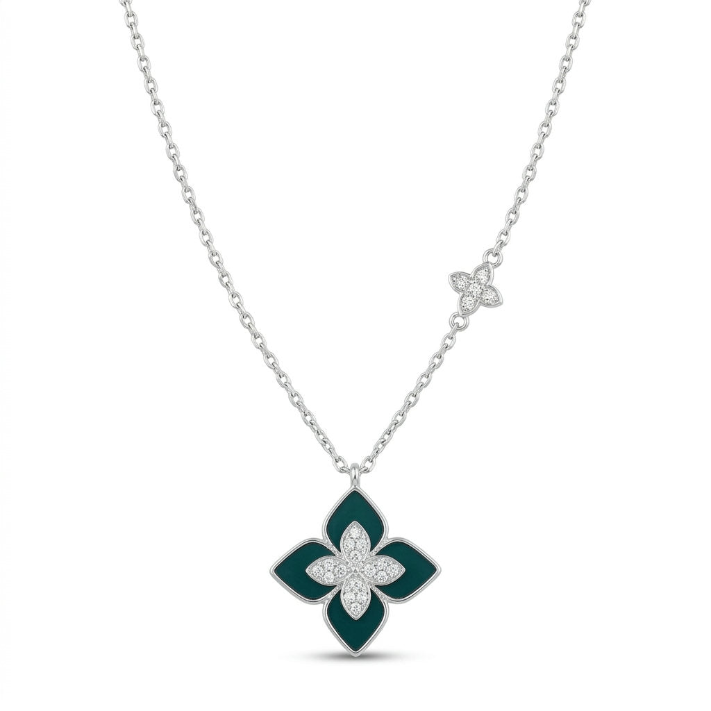 Emerald Blossom Necklace
