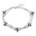 Midnight Butterfly Bracelet