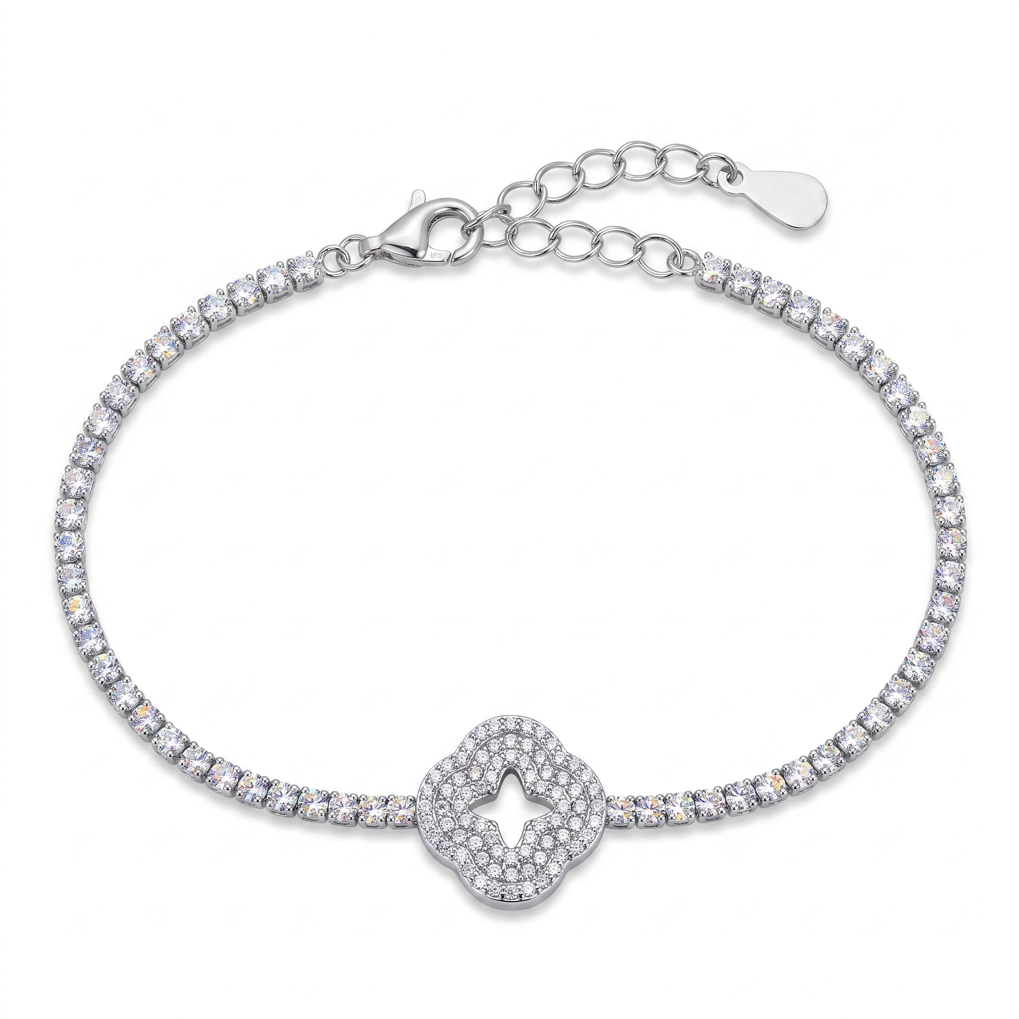 Clover Tennis Bracelet