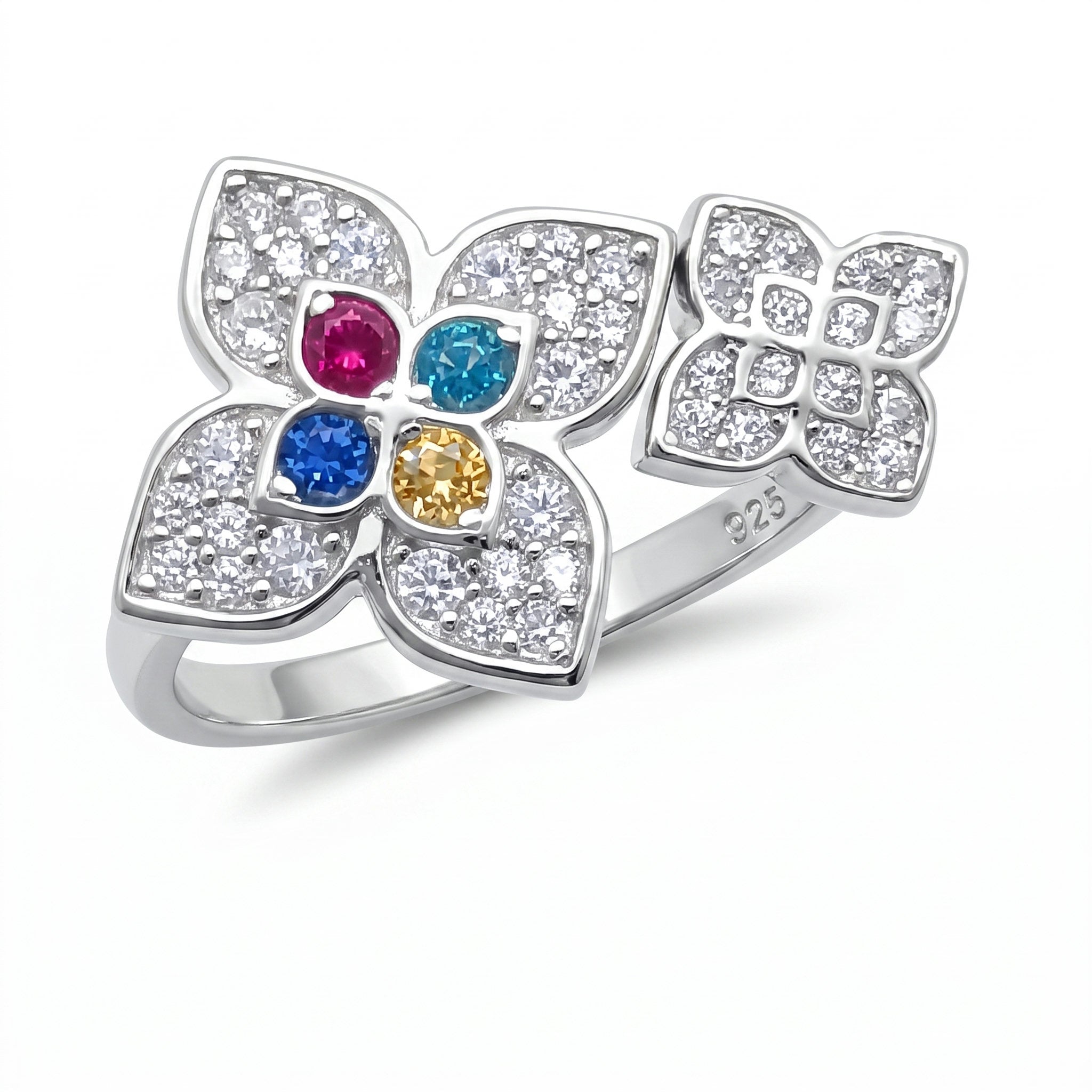 Mosaic Petal Ring