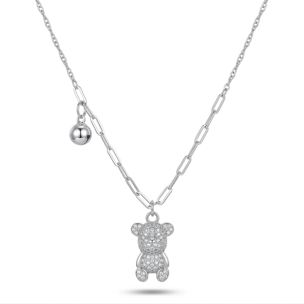 Teddy Bear Charm Necklace