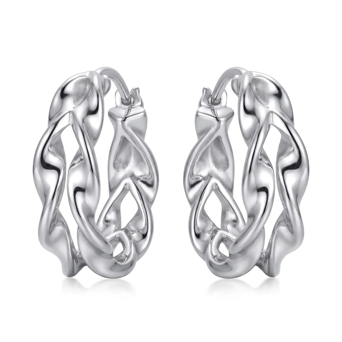 Selene Sculpted Twist Earrings