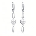 Tiffany Heart Link Earrings