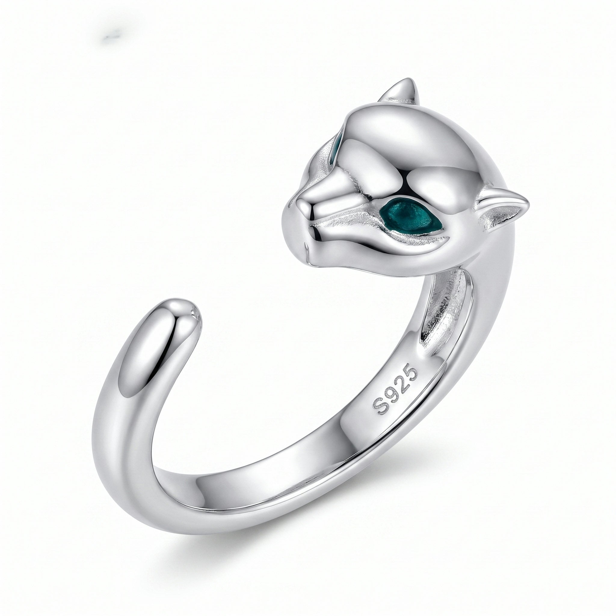 Emerald Panther Ring