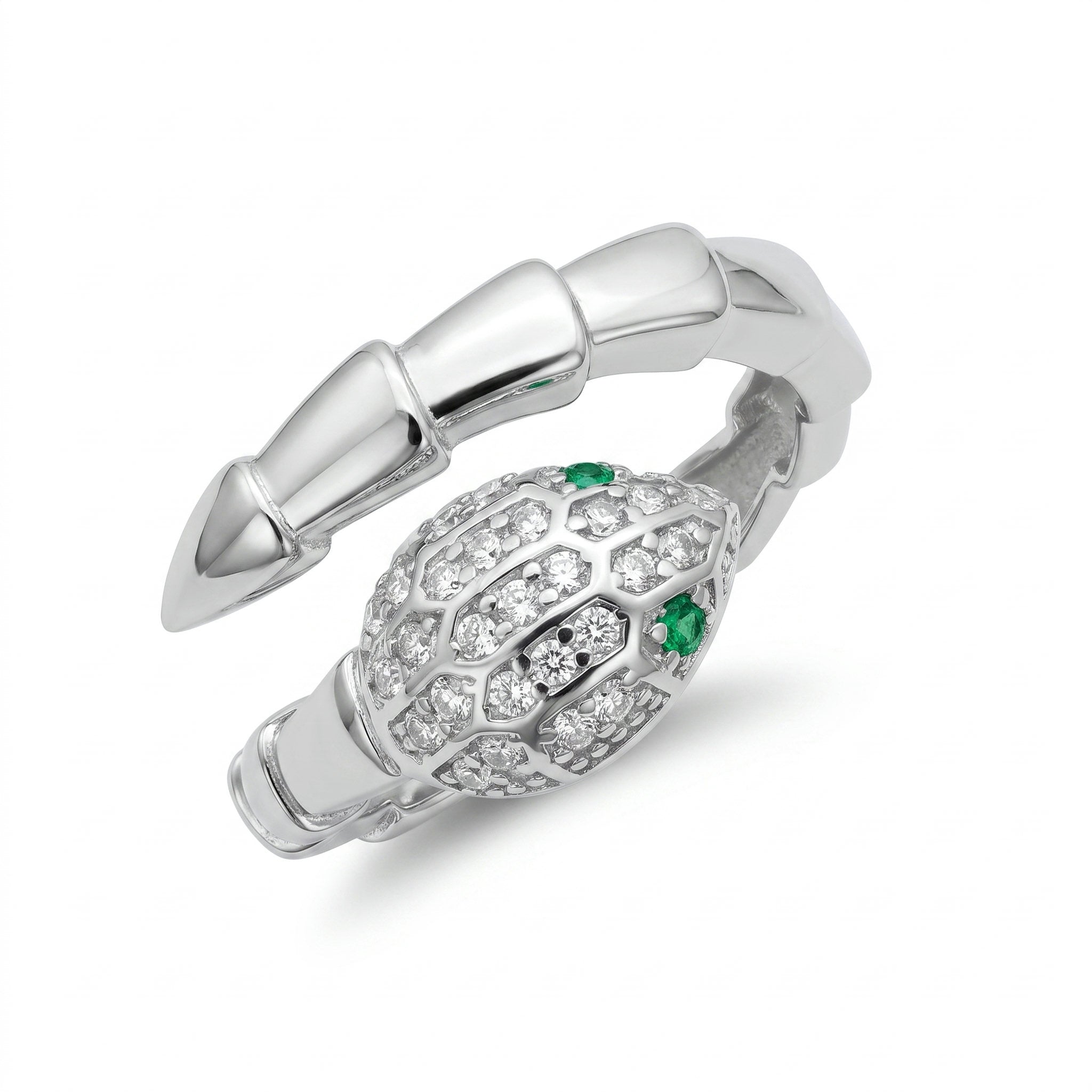 Emerald Serpent Ring