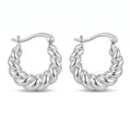 Celestine Twist Hoop Earrings