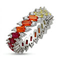 Tropical Sunset Eternity Ring