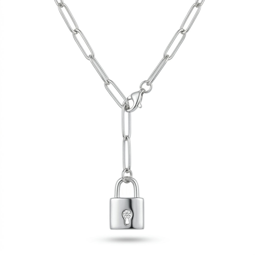 Lock Charm Necklace