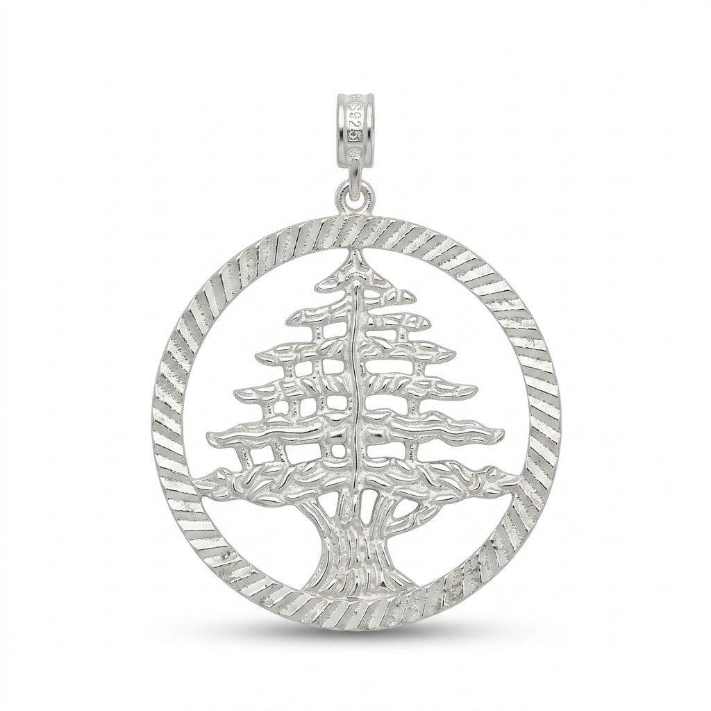 Cedar Halo Pendant