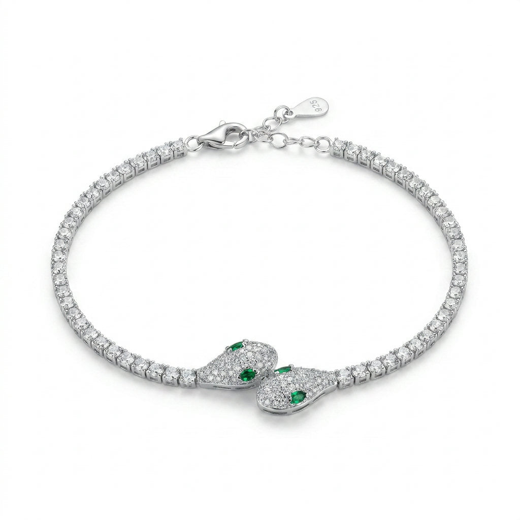 Snake Tennis Bracelet