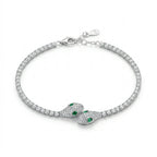 Snake Tennis Bracelet