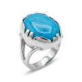 Azure Crown Ring