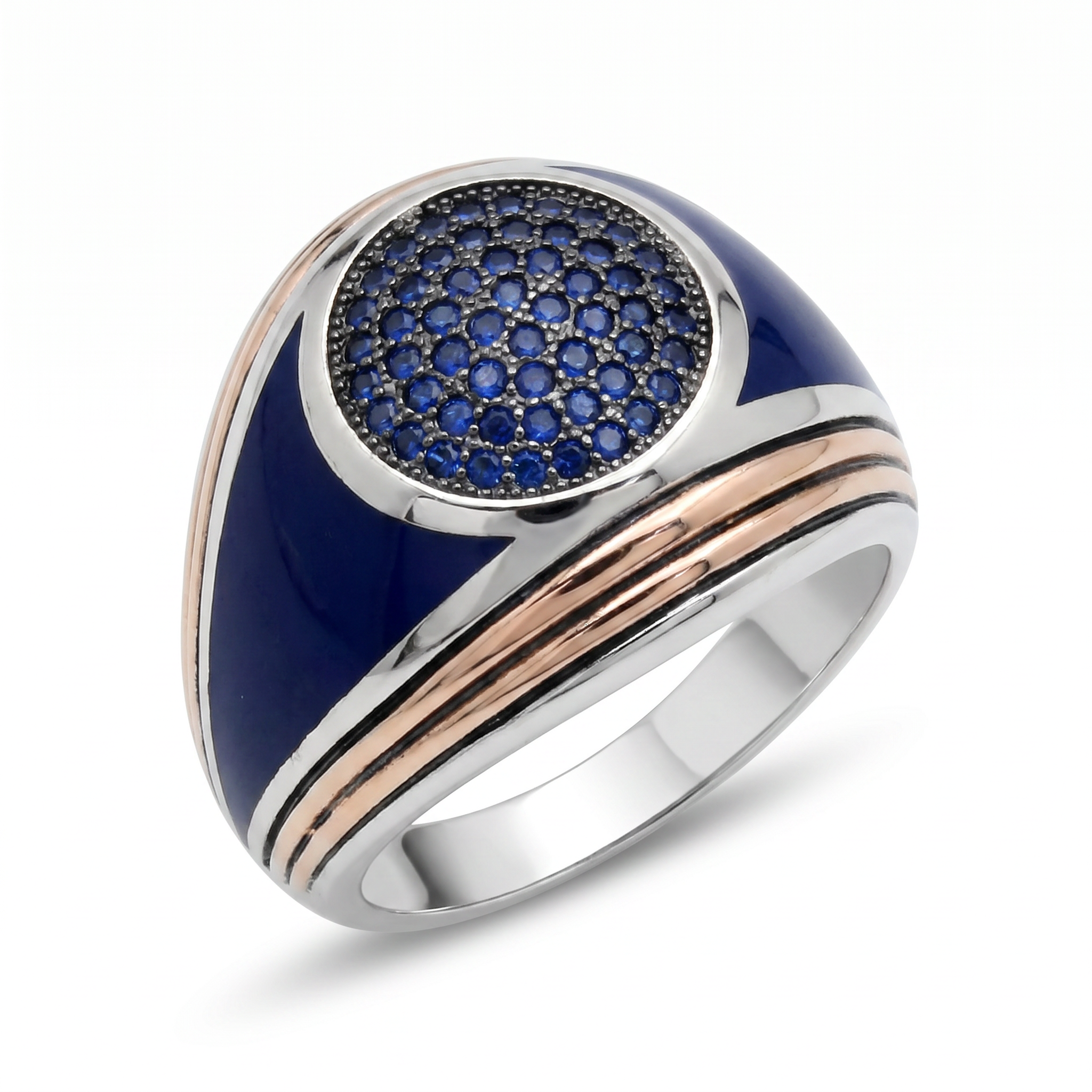 Blue Eclipse Ring