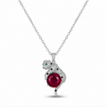 Crimson Panther Necklace