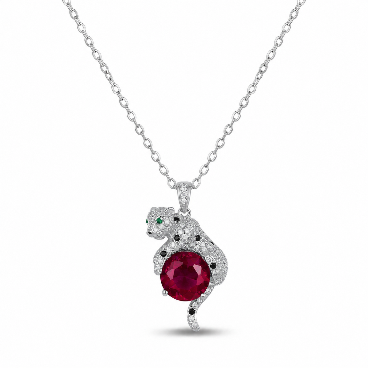 Crimson Panther Necklace