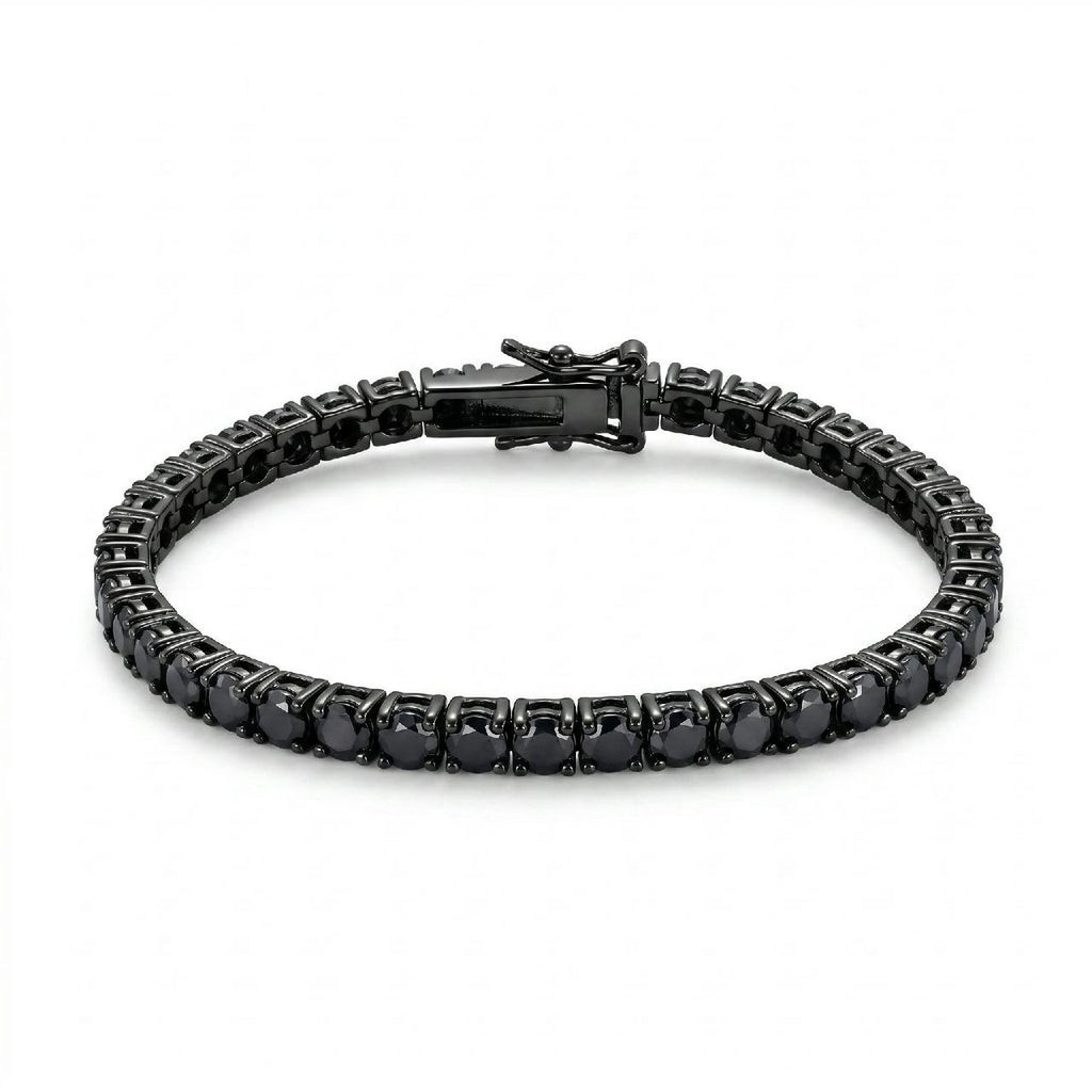 Obsidian Tennis Bracelet