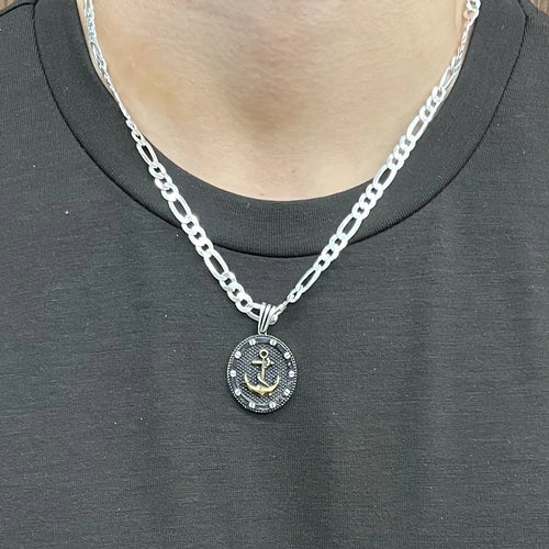 Anchor Crest Pendant