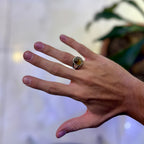 Eclipse Agate Ring (Semi-Precious Stone)