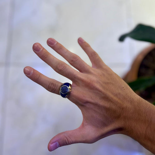Blue Eclipse Ring