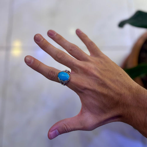 Azure Crown Ring