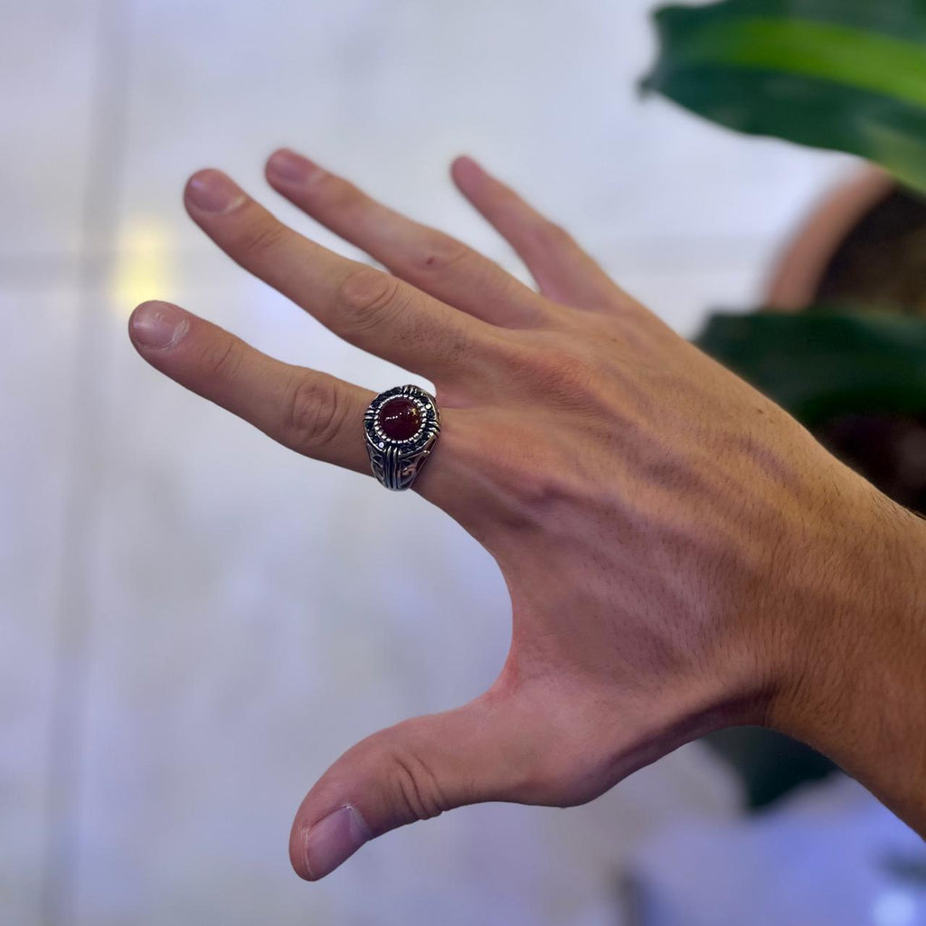 Crimson Ring (Semi-Precious Stone)