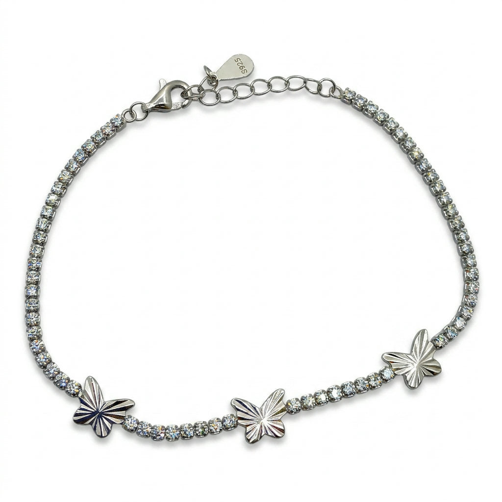 butterfly tennis bracelet
