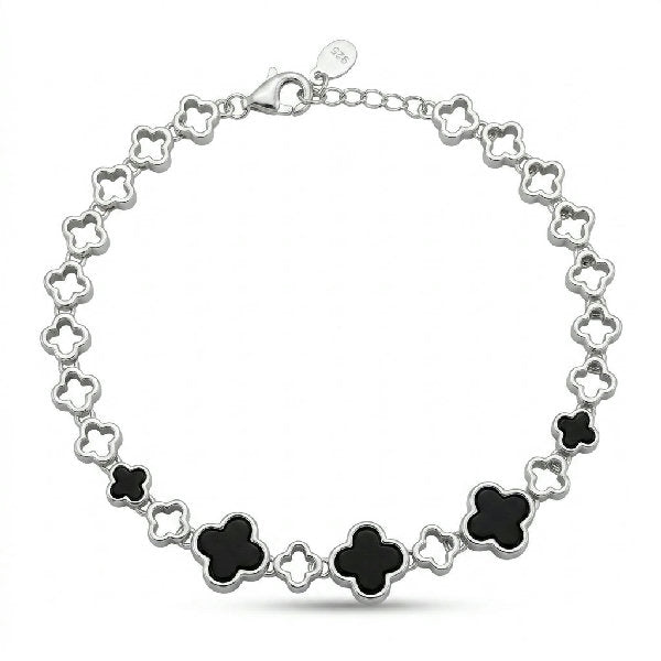 Van Cleef Black Clover Bracelet