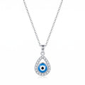 Evil Eye Teardrop Necklace