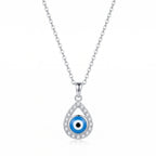 Evil Eye Teardrop Necklace