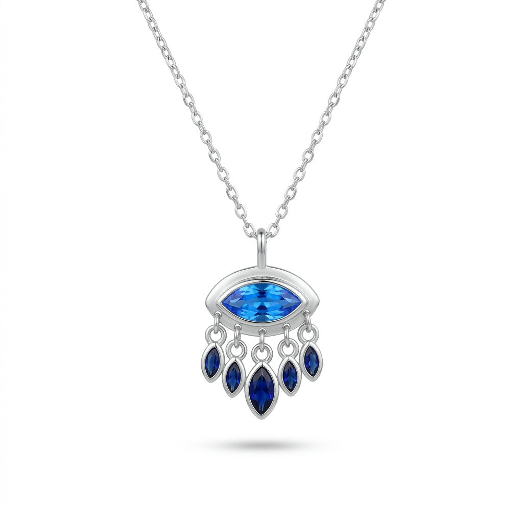 Sapphire Fringe Pendant
